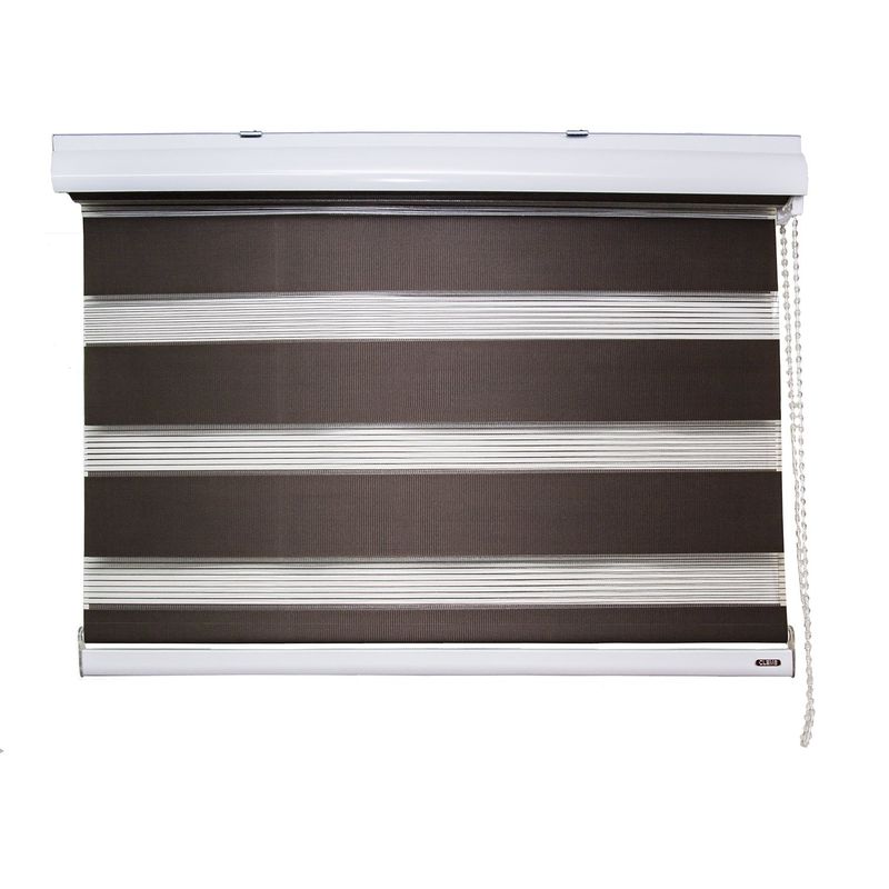 CLEMS CORTINAS - Cortina Roller Duo 120X180 Cafe