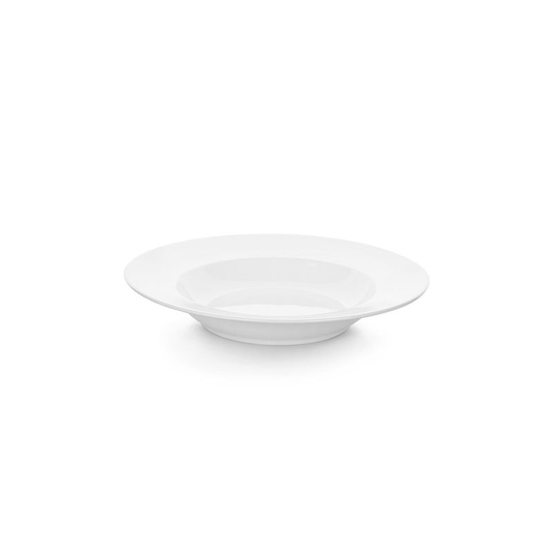 TOWER CERAMICS - Set De 6 Plato Hondo Borde Grueso Porcelana 23 Cm. Linea Tower TOWER
