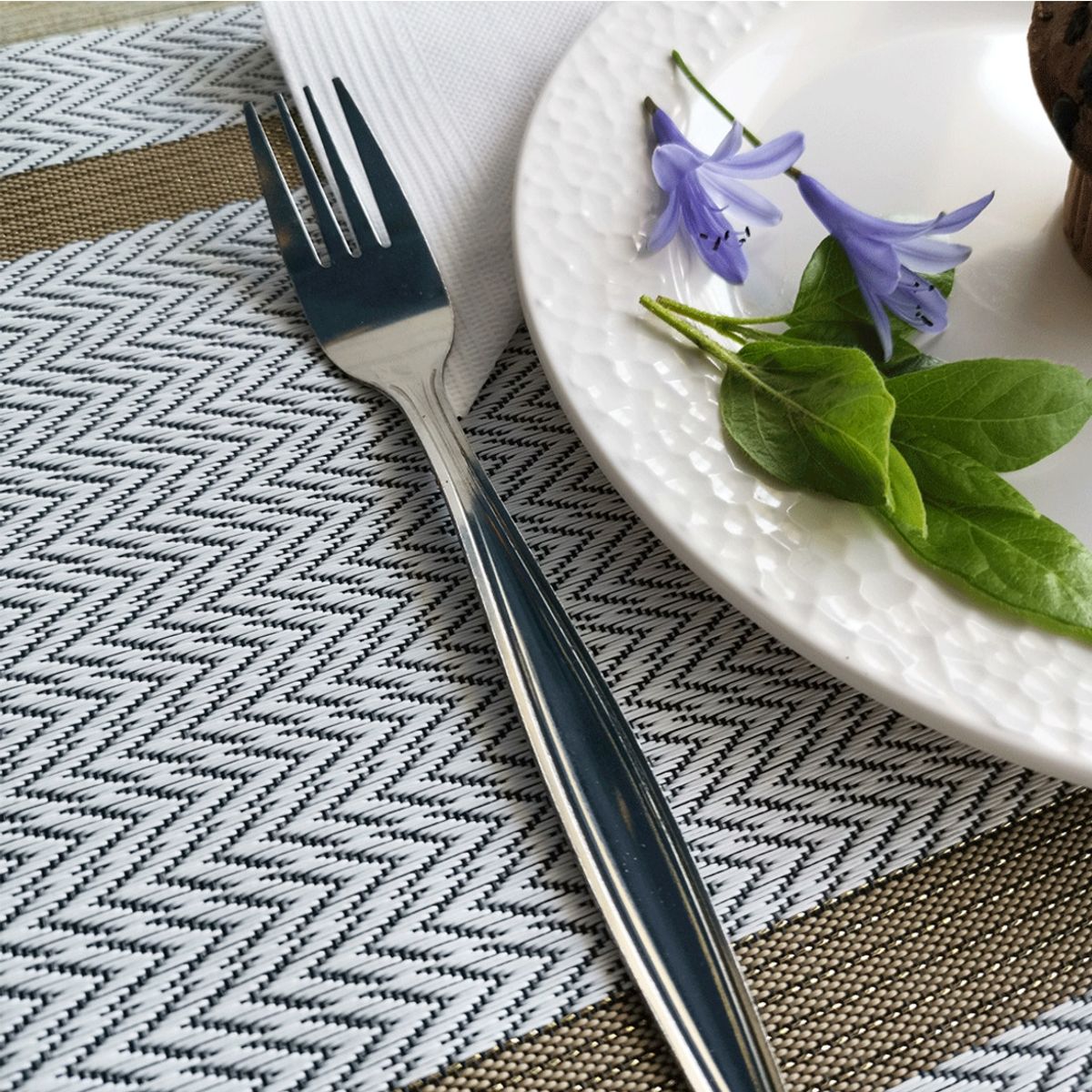 IMAHE - Set De 6 Tenedor Mesa Perla IMAHE