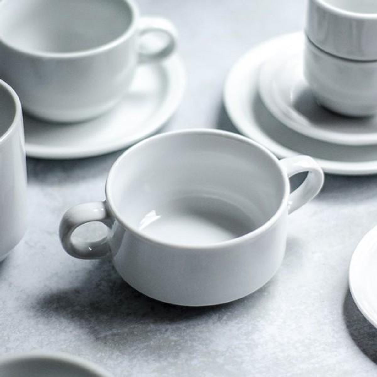 IMAHE - Set de 6 Tazón Consome 300Cc Apilable IMAHE