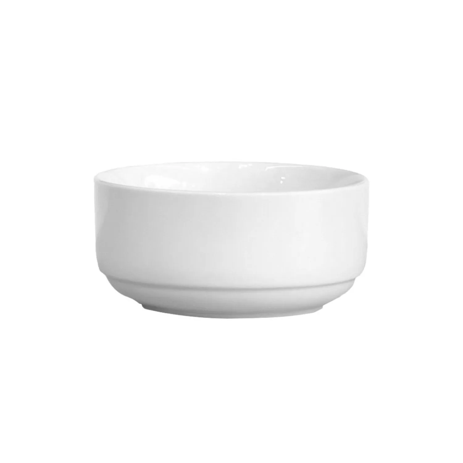POLA。WHITE SX20g SET DE 6 POCILLO POSTRE APILABLE PORCELANA 12x6CM TOWER IMAHE