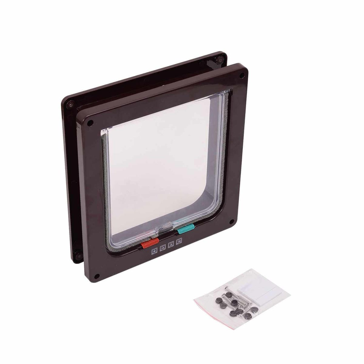 SOHOGAR - Puerta para mascotas 25 x 23.5 x 5.5 cm