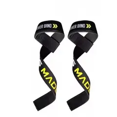 AOLIKES - Agarraderas Straps Muñequeras Levantamiento Pesas Deadlifts