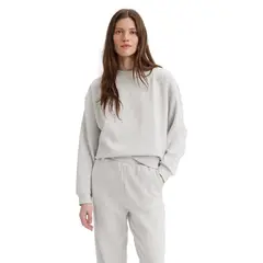 LEVIS - Polerón Mujer Regular Fit Mini Logo Gris Levis.