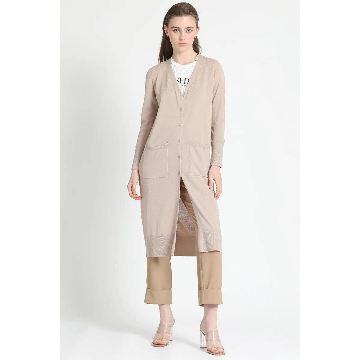 LIOLA - Tejido Largo Beige Liola