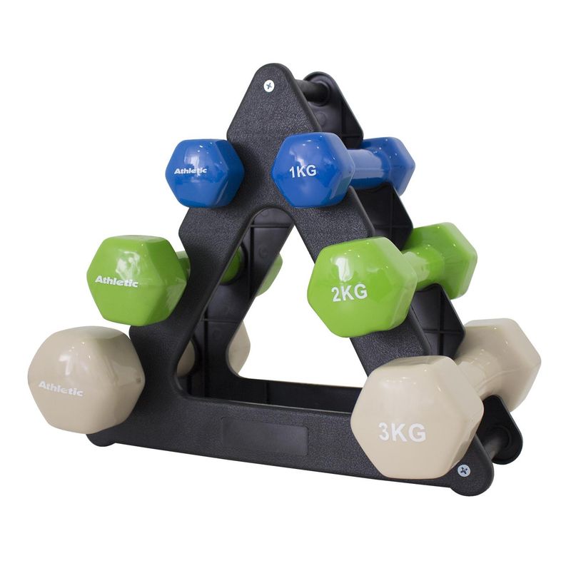 ATHLETIC - Set de Mancuernas Athletic 12KG