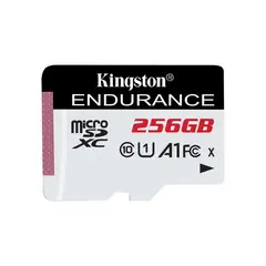 KINGSTON - Tarjeta microSD High Endurance 256GB C10 A1 95 MB/s - Negro