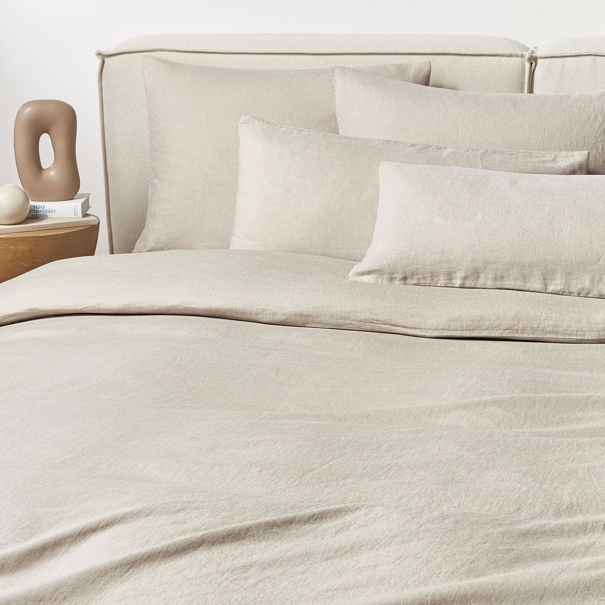 FORM DESIGN - Funda Plumón 100% Lino Portofino 1,5 Plazas Natural Form