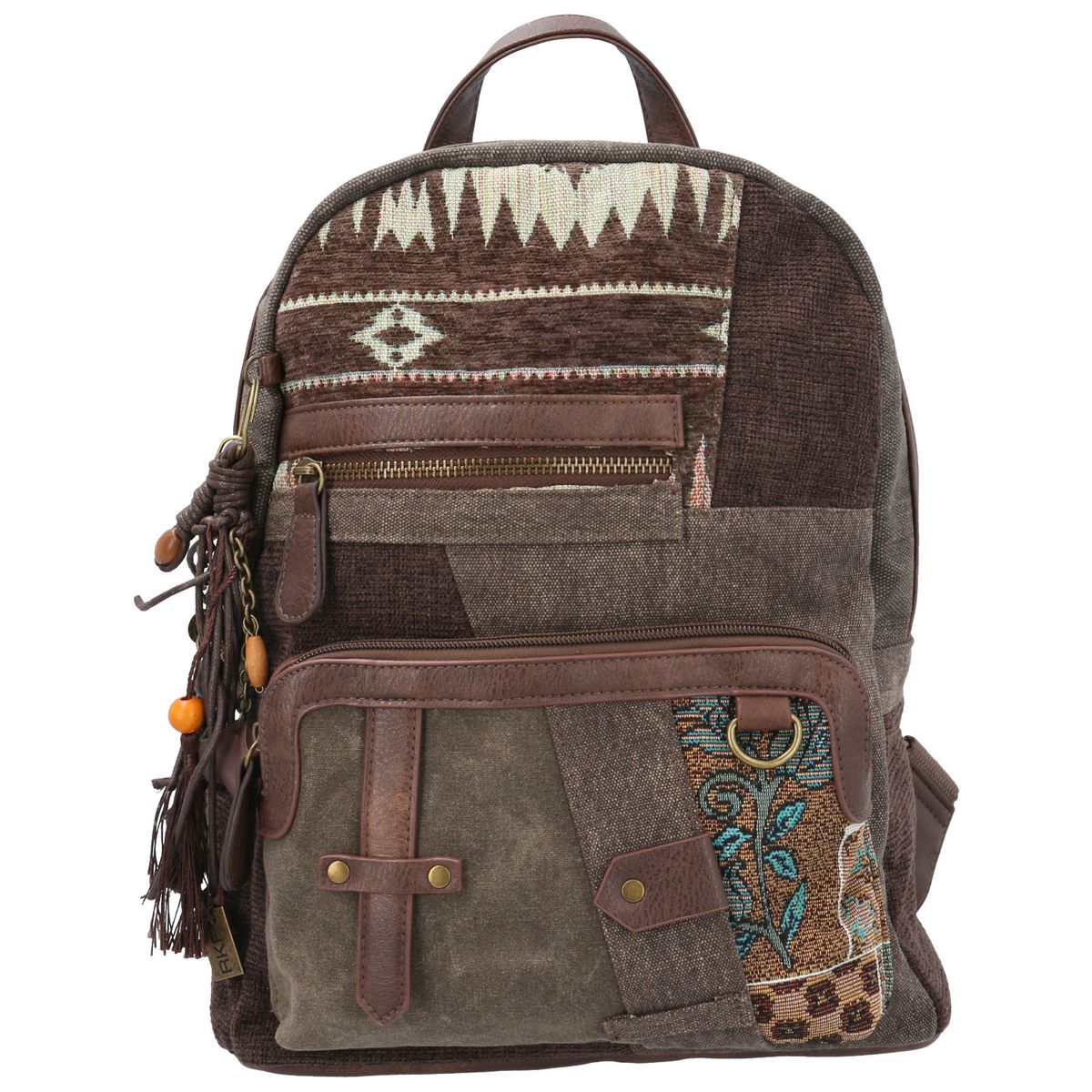 ROCKFORD - Mochila Textil Mujer Carmina Back Café ROCKFORD