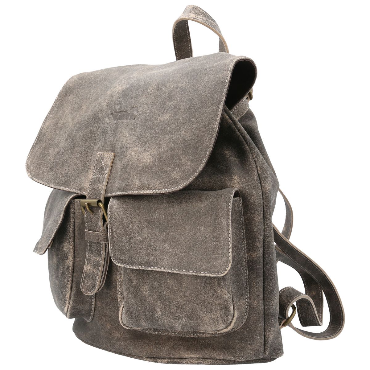 ROCKFORD - Mochila Cuero Mujer RKF BackPack Café ROCKFORD