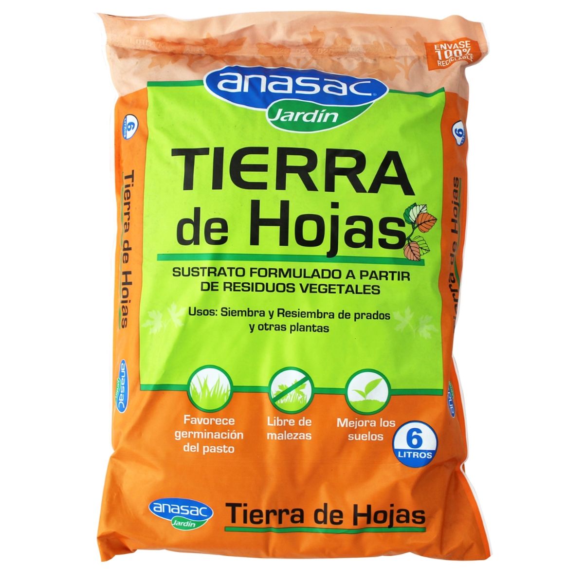 ANASAC - Tierra de Hoja 6 Litros - Anasac