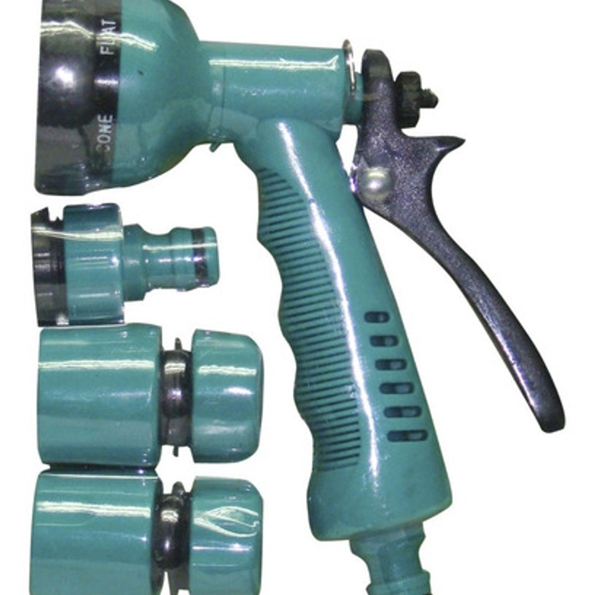 GREEN SEASON - Pistola Riego 6 Posiciones Con 3 Conectores