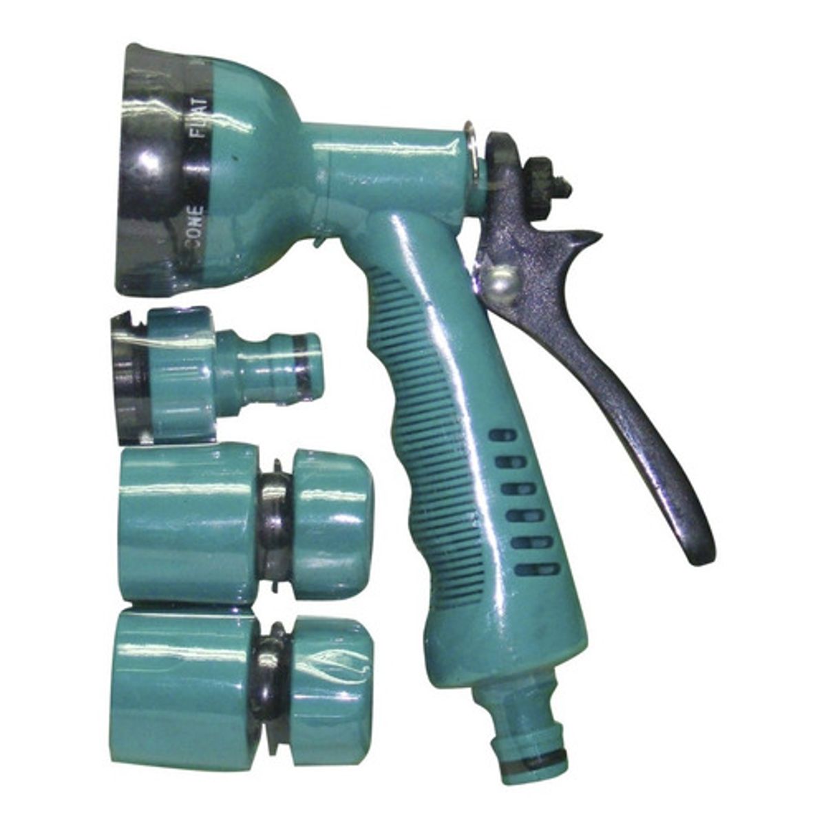 GREEN SEASON - Pistola Riego 6 Posiciones Con 3 Conectores