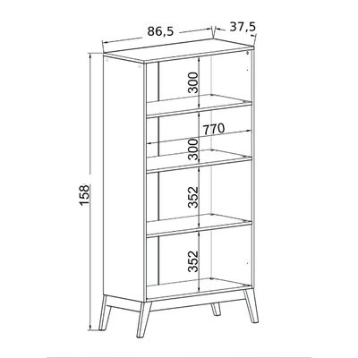 Imagen 2 del producto Vitrina 2 Puertas Jamaica Blanco