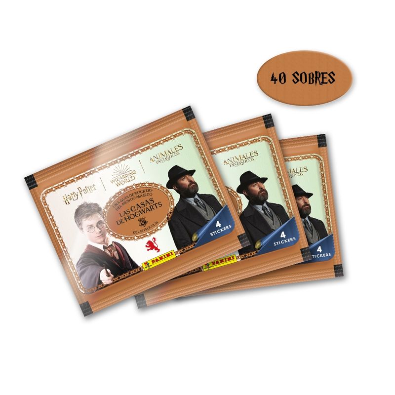 GENERICO - Pack Las Casas de Hoqwarts (40 Sobres)
