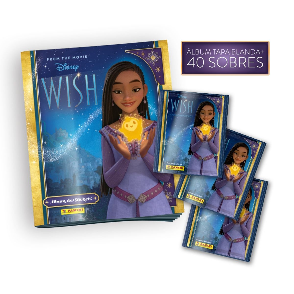 PANINI CHILE - Pack Wish Movie (Álbum + 40 Sobres)