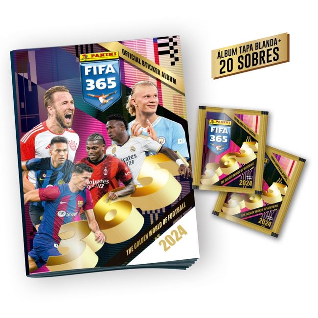PANINI CHILE - Pack Fifa 365 2024 (Álbum + 20 Sobres)