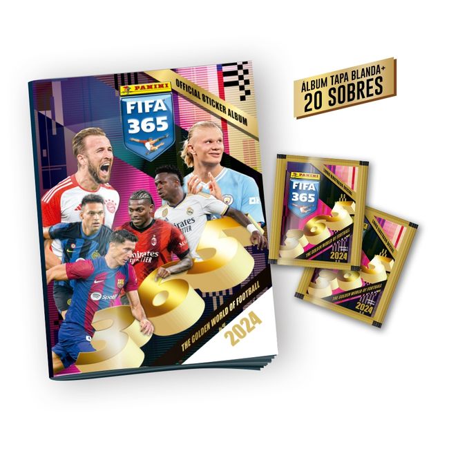 PANINI CHILE - Pack Fifa 365 2024 (Álbum + 20 Sobres)
