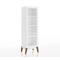 Vitrina Malta 1 Puerta Blanco