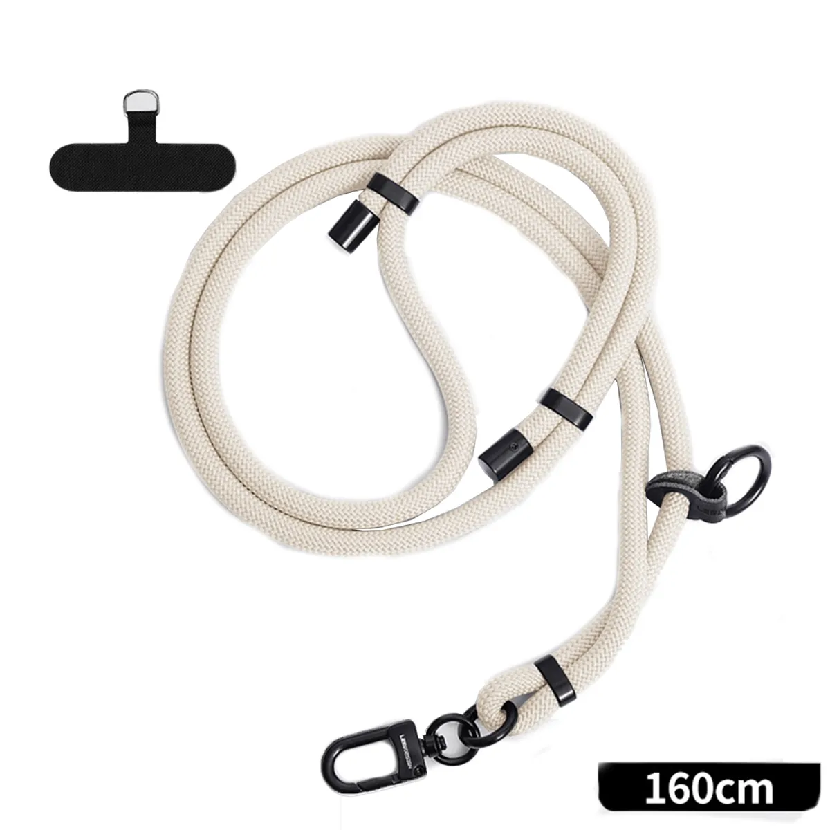 GENERICO - Colgante Lanyard para celular universal Blanco