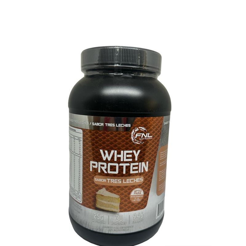 FNL - Whey Protein 947 gramos Sabor TRES LECHES.