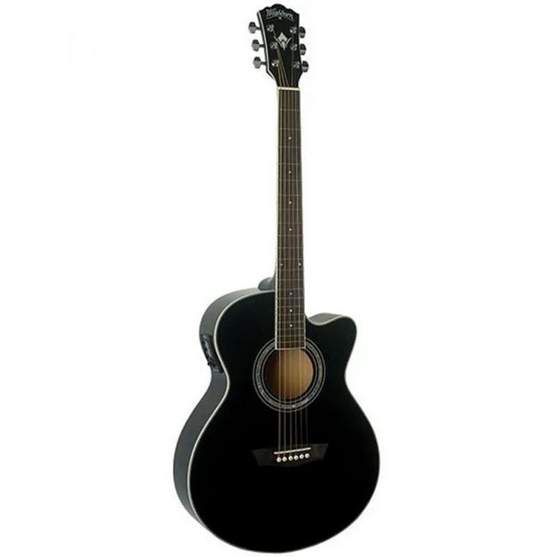 WASHBURN - GUITARRA ELECTROACUSTICA EA12B NEGRA WASHBURN.