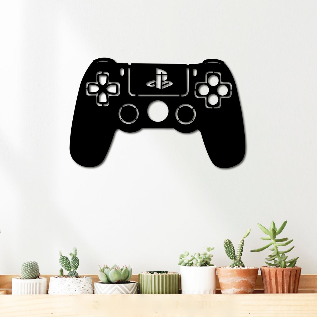ELAB PROPIA - Cuadro Decorativo Gamer 40x25cm - Madera Fun Republic