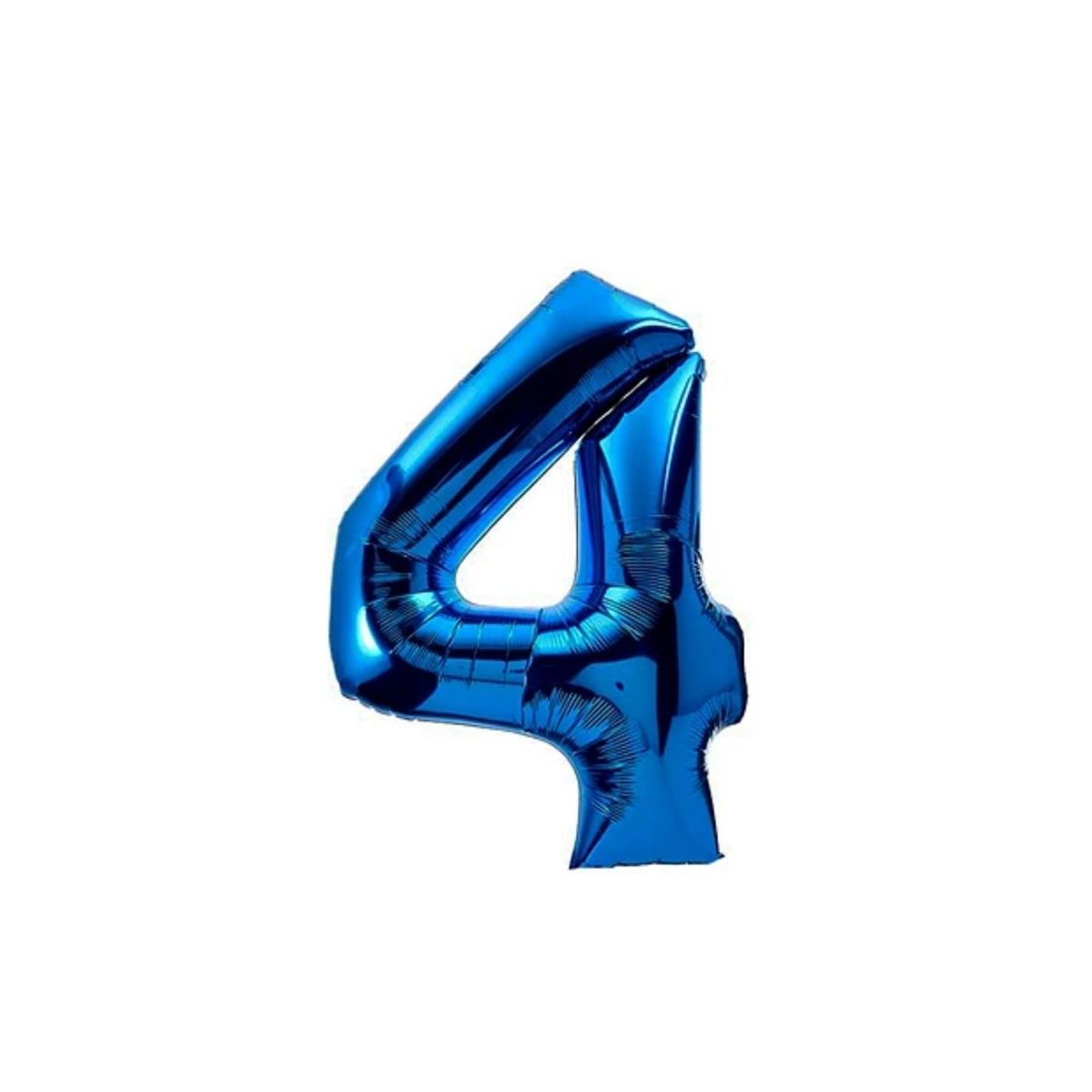 GENERICO - Globo Metalizado Numero "4" Azul 40 Pulgadas