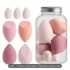 GENERICO - Set de 7 esponjas de maquillaje para rostro