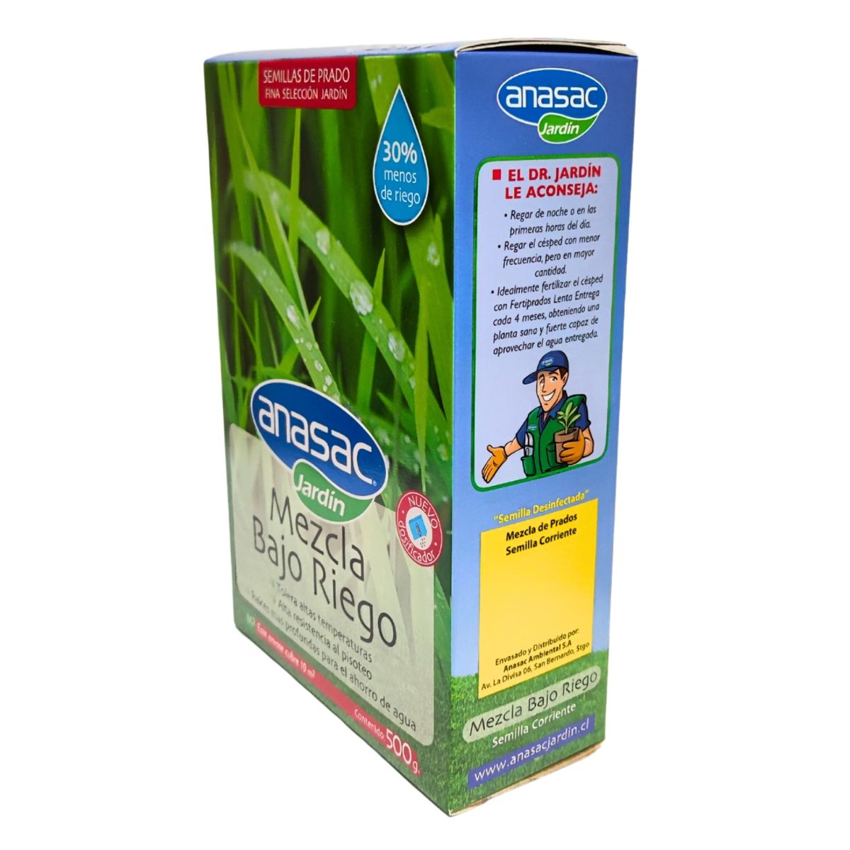 ANASAC - Semilla De Pasto Mezcla Bajo Riego 500 Gramos Anasac