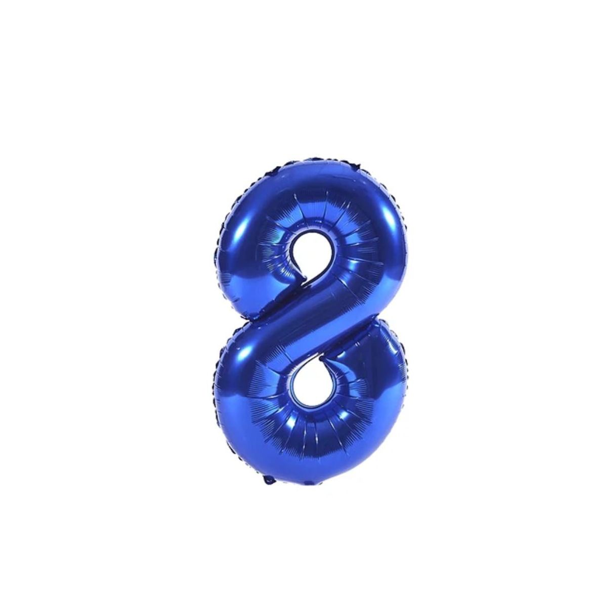 GENERICO - Globo Metalizado Numero "8" Azul 40 pulgadas