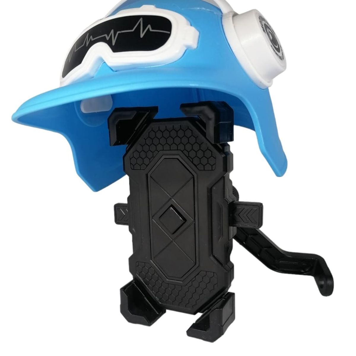 GENERICO - Soporte Celular Para Moto Con Casco Impermeable Parasol y Lluvia