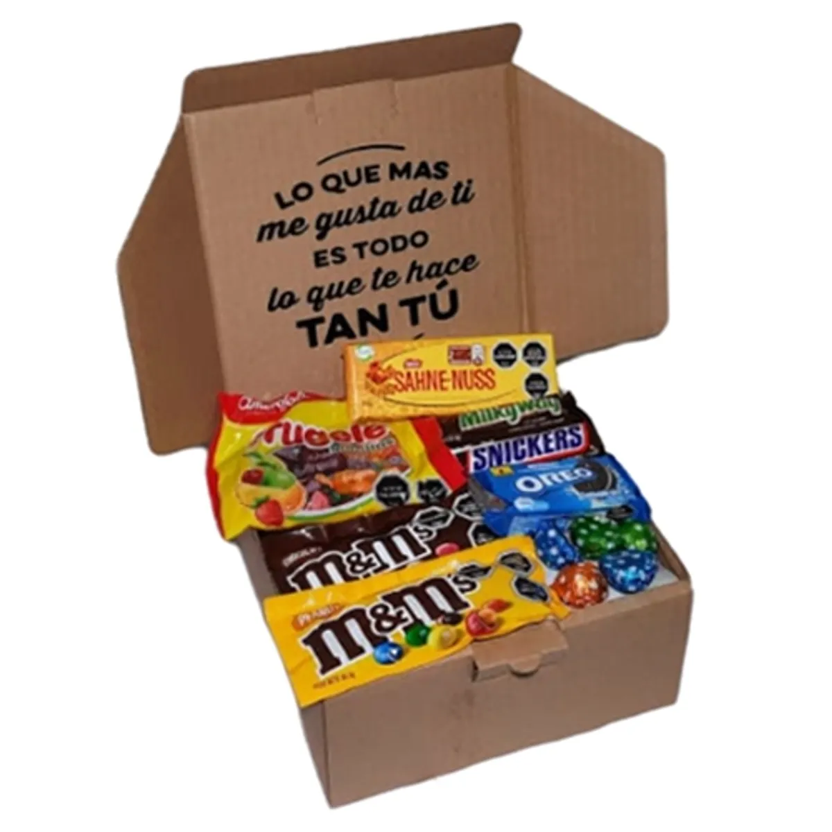 GENERICO - Box Sorpresa chocolates Me Gusta todo de Ti