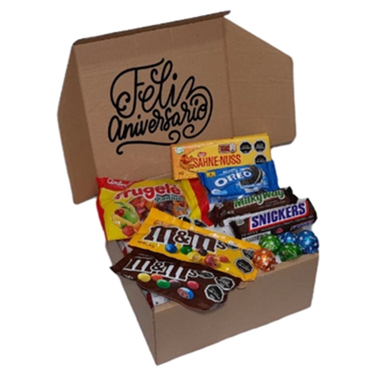 GENERICO - Caja Box Sorpresa chocolates Feliz Aniversario