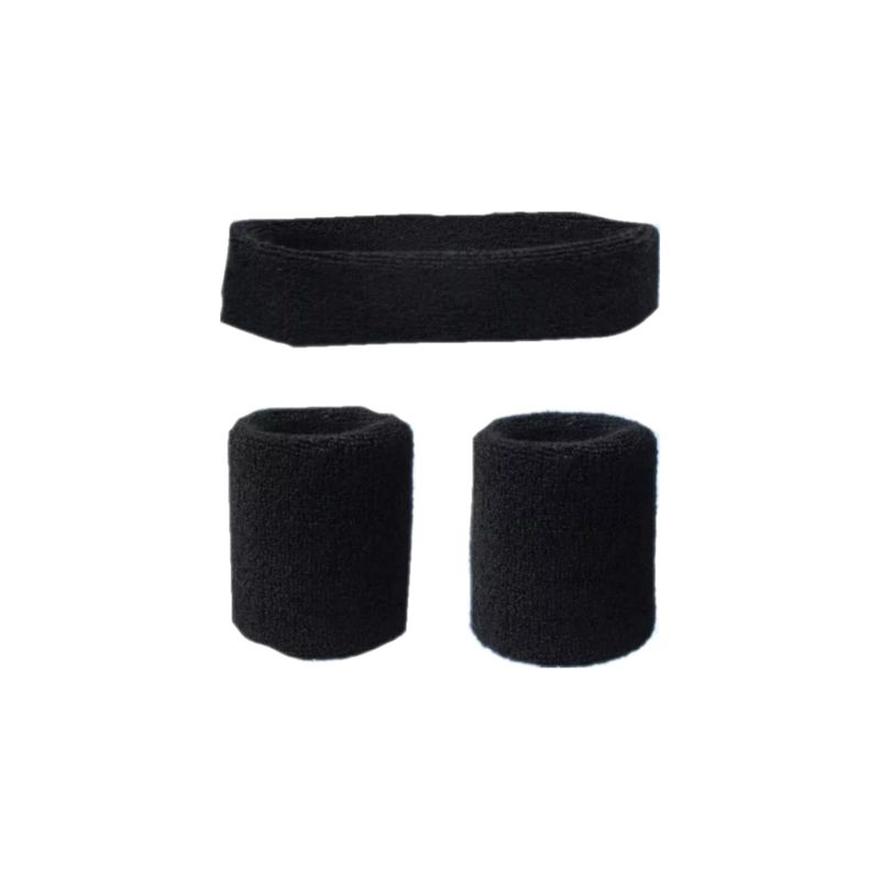 GENERICO - Pack Cintillo Mas Par De Muñequeras tennis padel running