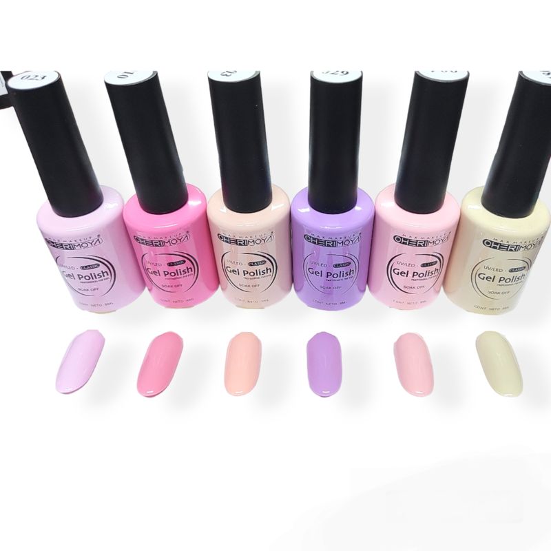 CHERIMOYA - 6 Colores Permanente Rosa pastel Cherimoya 8ml
