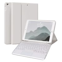 Funda Teclado Touchpad Para iPad 10.2 (7/8/9) Español - Gris