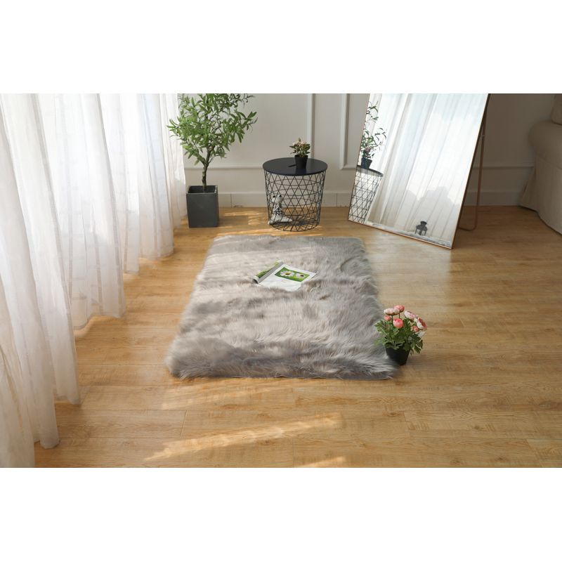 MODA ALFOMBRAS - Alfombra  Doux  Gris 90 X 150 Cm