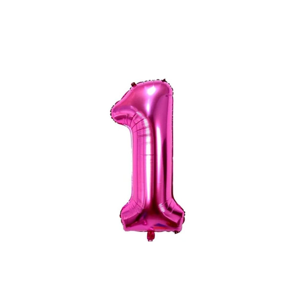 GENERICO - Globo Metalizado Numero "1" Rosa 40 pulgadas