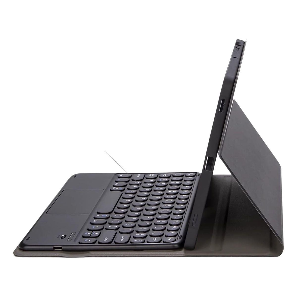 GENERICO - Funda Teclado Touchpad Para iPad 10.2 (7/8/9) Español - Negro