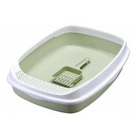 Arenero Para Gatos Mascotas Verde Claro