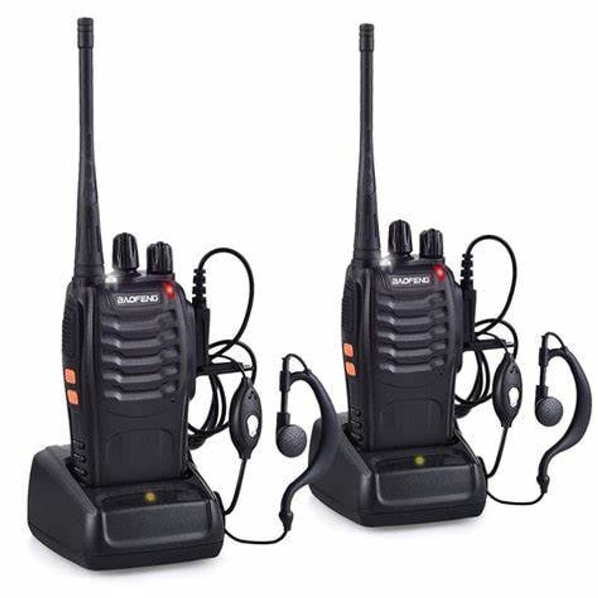 GENERICO - Radios Transmisor Walkie Talkie 888s Color Negro 2 UNID