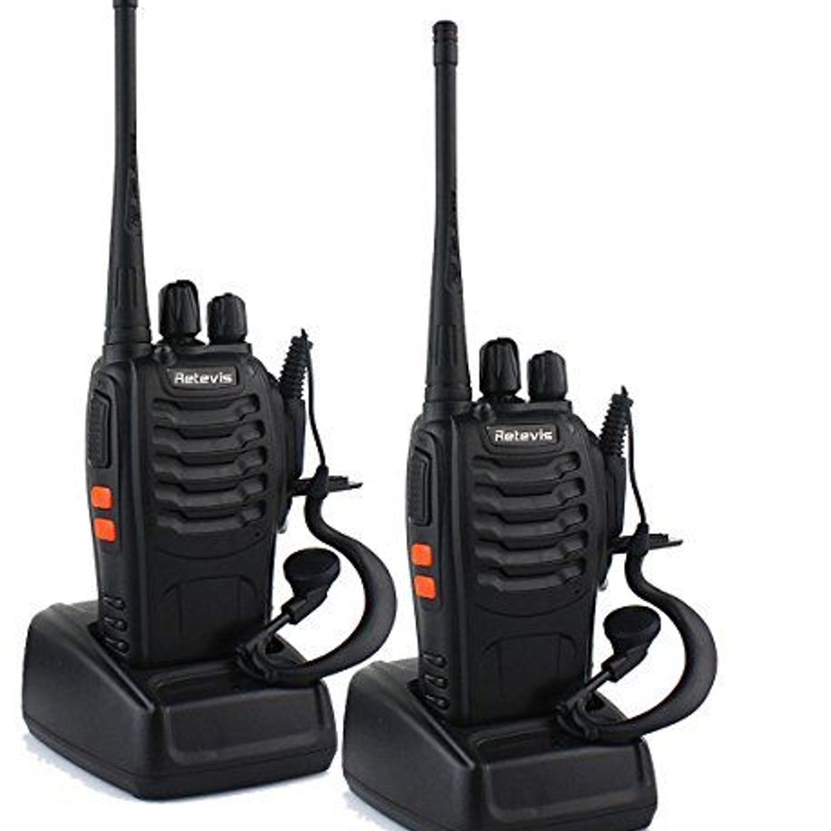 GENERICO - Radios Transmisor Walkie Talkie 888s Color Negro 2 UNID