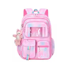 GENERICO - Mochila Niña Escolar Juvenil Con Accesorios Cute