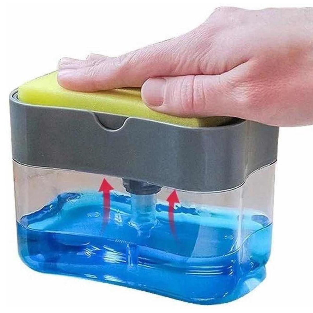 GENERICO - Caja Dispensadora De Jabon Liquido  Esponja Cocina Lavaloza