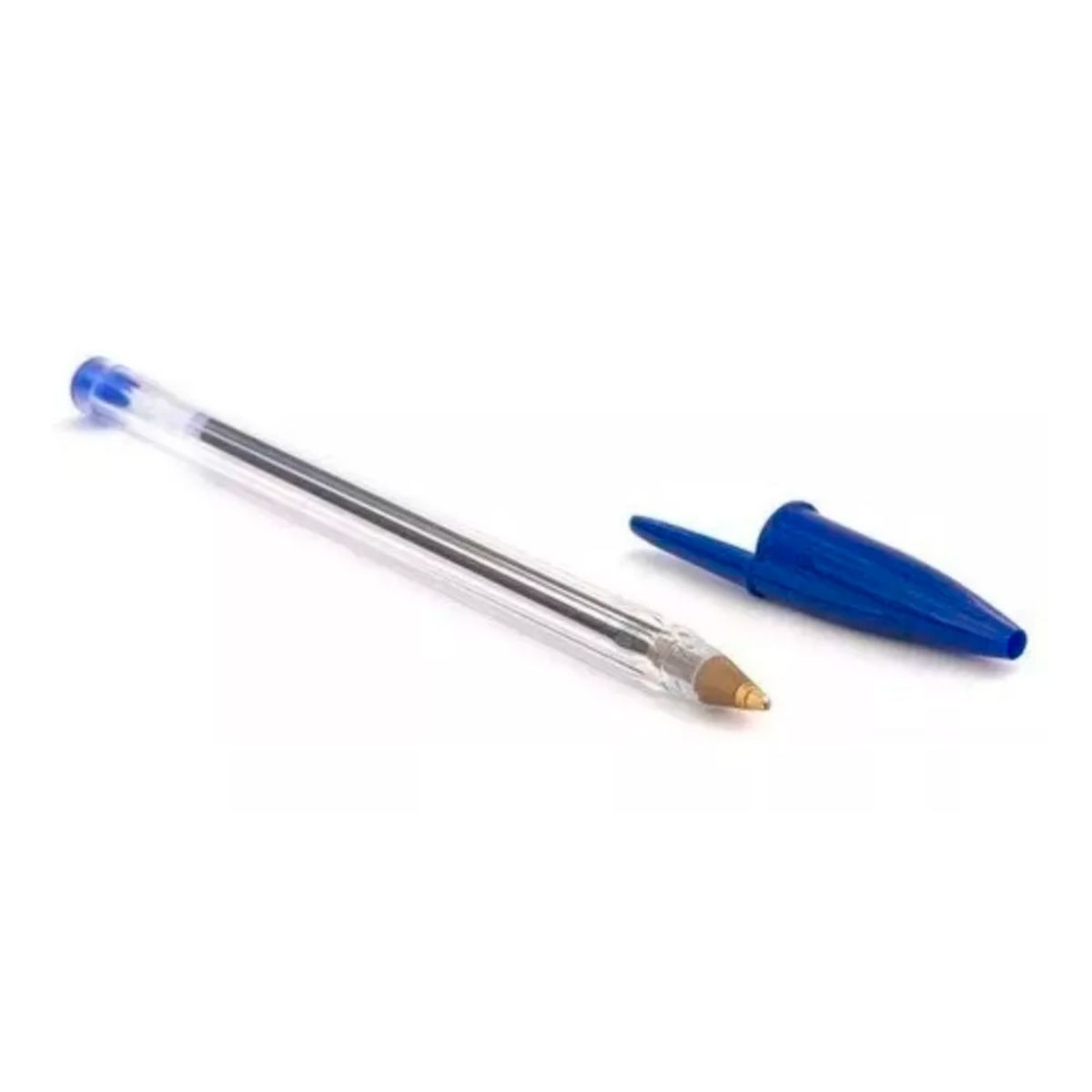 GENERICO - Caja 50 Lápiz Pasta Bolígrafos Azul Punta Redonda
