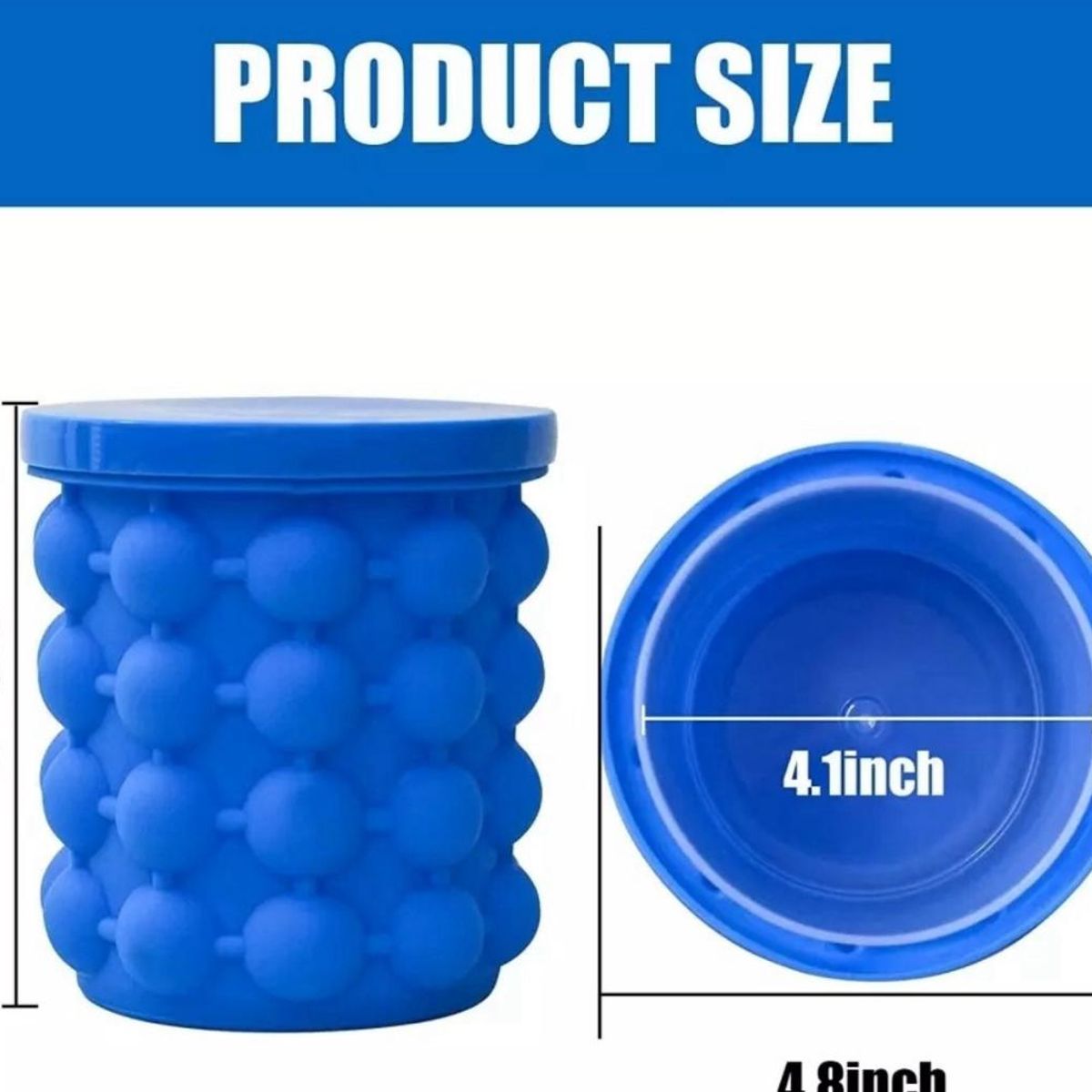 GENERICO - Hielera Cubeta Cubetera Hielo Facil