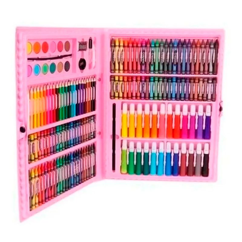 GENERICO - Set de Arte Maleta De 168 Piezas Lápices de Colorear escolar