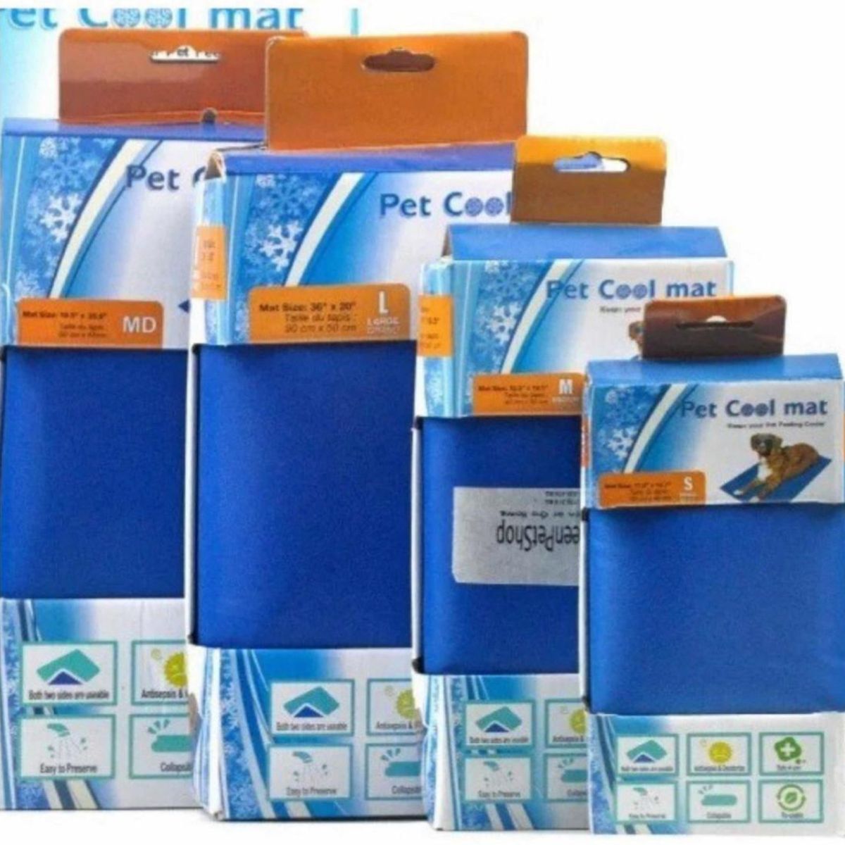 GENERICO - Manta Refrescante Para Mascotas Talla M 40x50cm