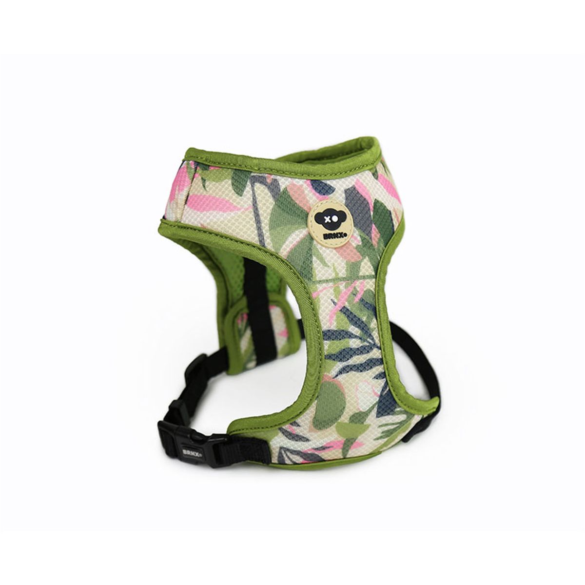 PETPRO - Arnes Para Perro Brnx Respirable Diseño Forest Pink, Medium